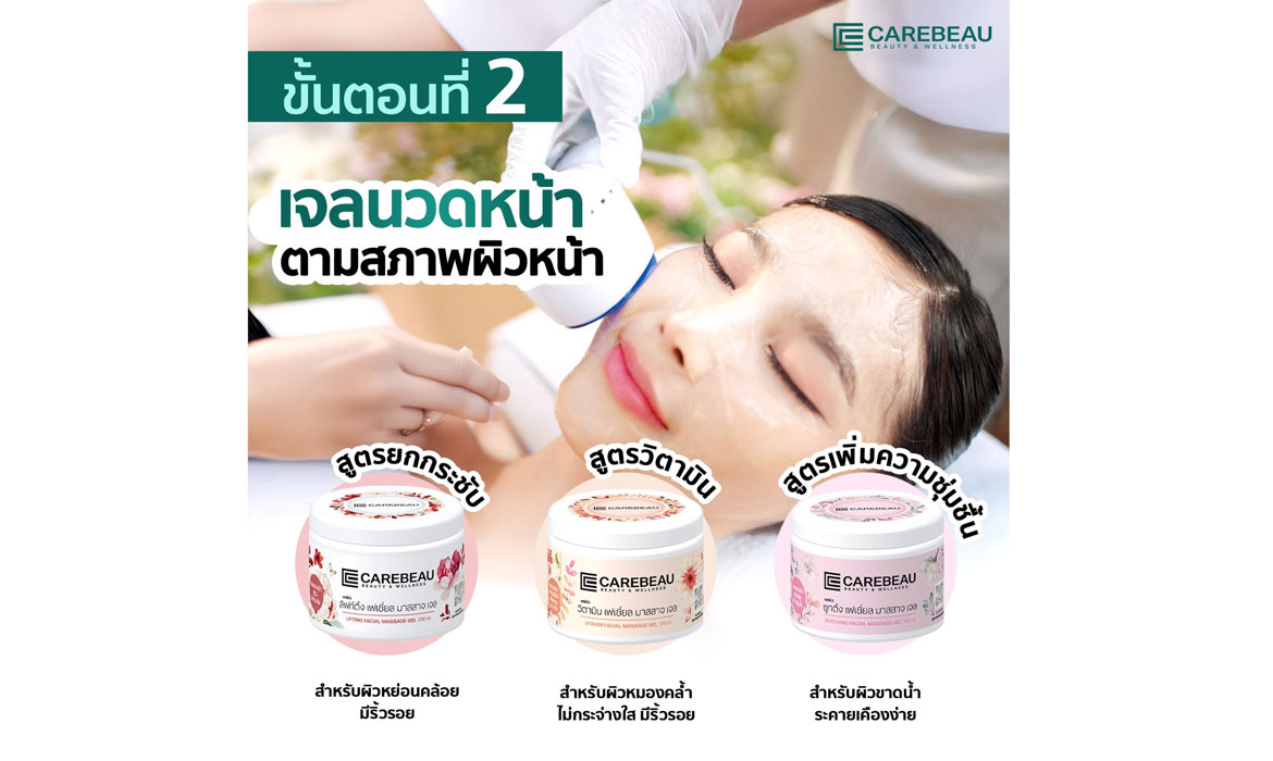 สปาผิวหน้า ผลิตภัณฑ์ที่ใช้ในการดูแลผิวหน้า